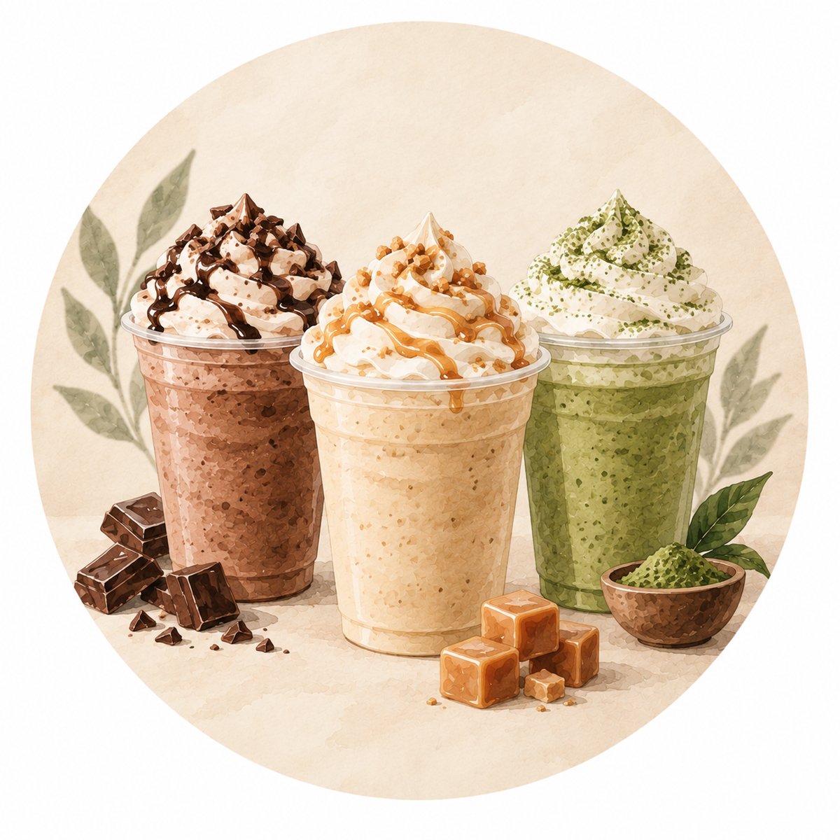 Cafetería y frappé