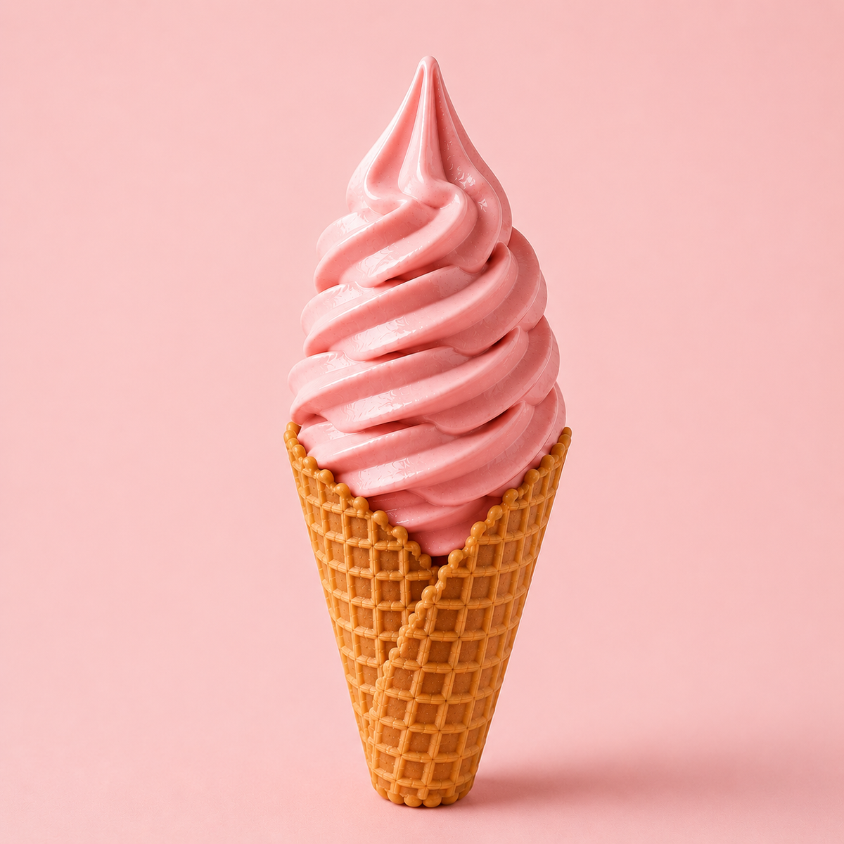 Base Premium para Helado Suave de Fresa