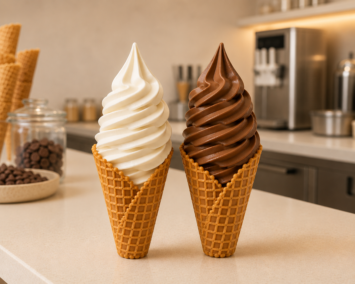 Base Premium para Helado Suave Mix Vainilla - Chocolate