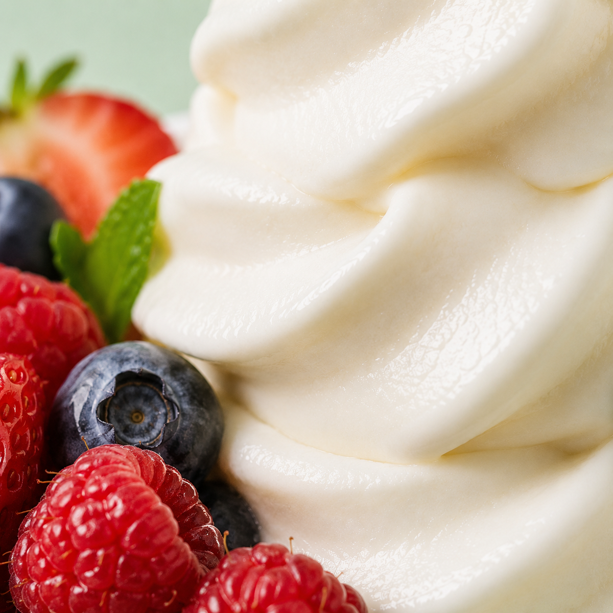 Base Premium para Helado Suave de Yogurt Griego Sin Azúcar
